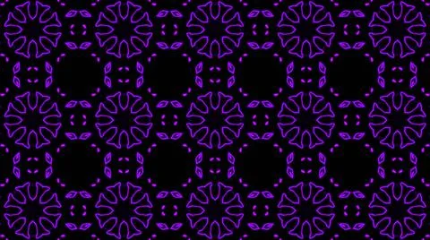 Abstract purple geometric seamless pattern background. Psychedelic Colorful K Stock Illustration