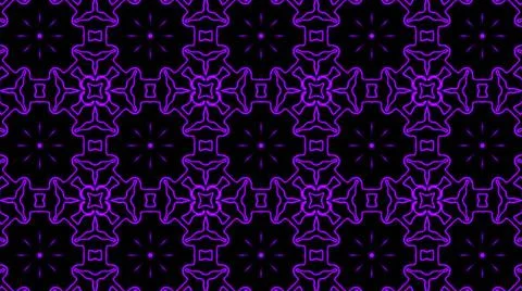 Abstract purple geometric seamless pattern background. Psychedelic Colorful K Stock Illustration