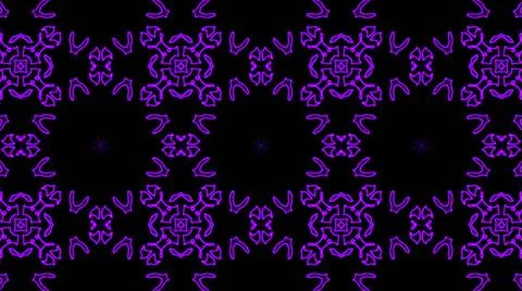 Abstract purple geometric seamless pattern background. Psychedelic Colorful K Stock Illustration