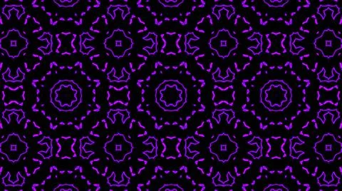 Abstract purple geometric seamless pattern background. Psychedelic Colorful K Illustrazione stock