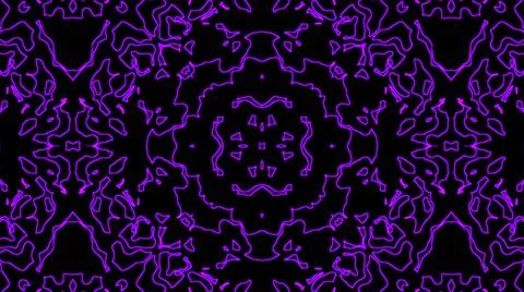 Abstract purple geometric seamless pattern background. Psychedelic Colorful K Illustrazione stock