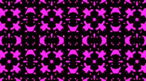 Abstract purple geometric seamless pattern background. Psychedelic Colorful K Illustrazione stock