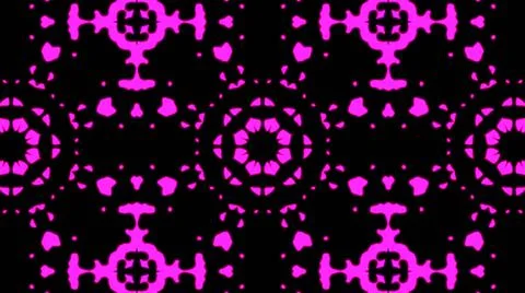 Abstract purple geometric seamless pattern background. Psychedelic Colorful K Stock Illustration