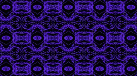 Abstract purple geometric seamless pattern background. Psychedelic Colorful K Stock Illustration