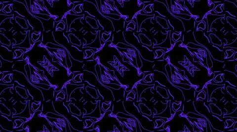 Abstract purple geometric seamless pattern background. Psychedelic Colorful K Stock Illustration