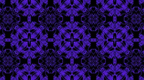 Abstract purple geometric seamless pattern background. Psychedelic Colorful K Stock Illustration