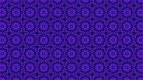 Abstract purple geometric seamless pattern background. Psychedelic Colorful K Illustrazione stock