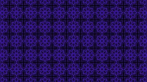 Abstract purple geometric seamless pattern background. Psychedelic Colorful K Stock Illustration