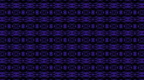 Abstract purple geometric seamless pattern background. Psychedelic Colorful K Illustrazione stock