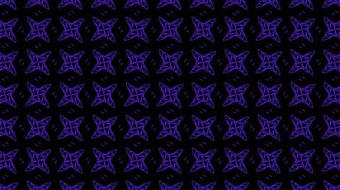 Abstract purple geometric seamless pattern background. Psychedelic Colorful K Illustrazione stock