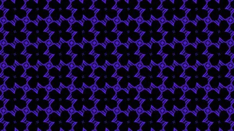 Abstract purple geometric seamless pattern background. Psychedelic Colorful K Illustrazione stock