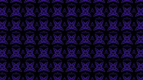 Abstract purple geometric seamless pattern background. Psychedelic Colorful K Illustrazione stock