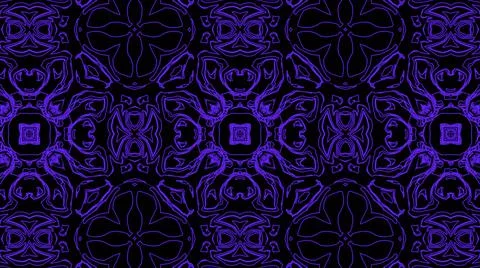 Abstract purple geometric seamless pattern background. Psychedelic Colorful K Stock Illustration