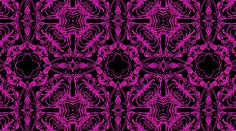 Abstract purple geometric seamless pattern background. Psychedelic Colorful K イラスト素材