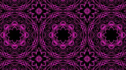 Abstract purple geometric seamless pattern background. Psychedelic Colorful K Stock Illustration