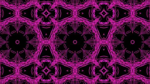 Abstract purple geometric seamless pattern background. Psychedelic Colorful K Stock Illustration