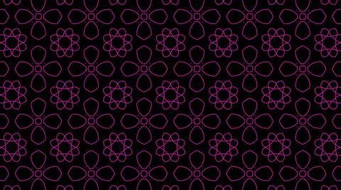 Abstract purple geometric seamless pattern background. Psychedelic Colorful K Illustrazione stock