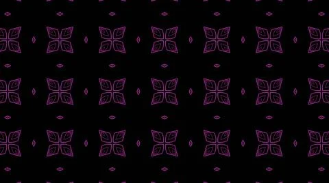 Abstract purple geometric seamless pattern background. Psychedelic Colorful K Stock Illustration