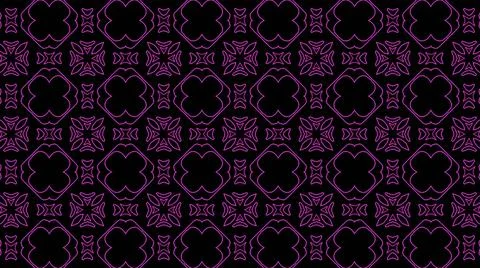 Abstract purple geometric seamless pattern background. Psychedelic Colorful K Stock Illustration