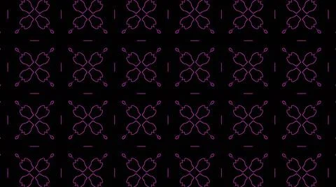 Abstract purple geometric seamless pattern background. Psychedelic Colorful K Illustrazione stock