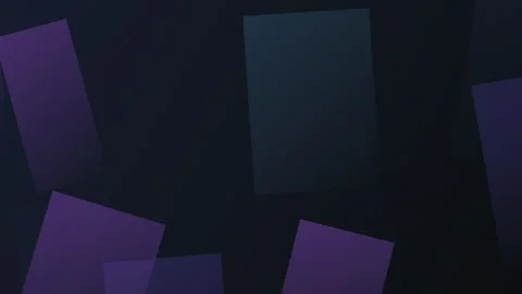 Abstract purple geometric shapes float against a dark background Stock Footage 327337726
