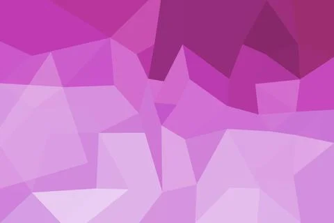 Abstract purple geometric shapes pattern with shades of pink Stock Illustration