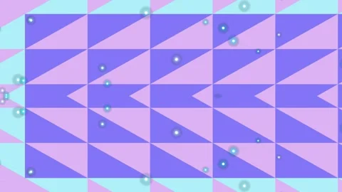 Abstract Purple Geometric Triangle Pattern with Sparkles Stock Footage 334863151