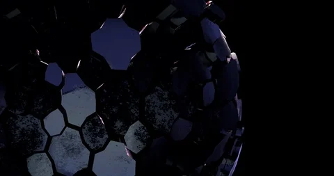 Abstract Purple Glass Loop 2 Stock Footage 120306885