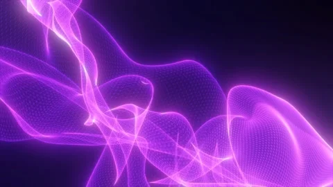 Abstract purple glowing with bright fire energy magical waves from lines on.. Video stock 228481286