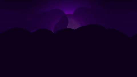 Abstract purple glowing clouds motion background stock footage Stock Footage 346149085