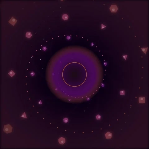 Abstract purple glowing energy vortex background for motion graphics and desi Stock Footage 345689305