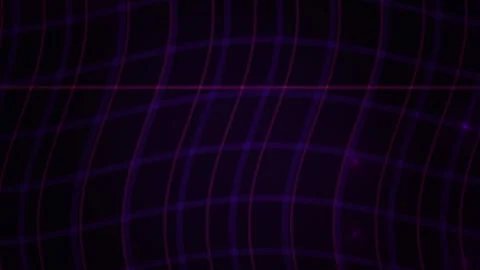 Abstract Purple Glowing Grid Motion Background with Pulsing Light Nodes and.. Stock Footage 344718877