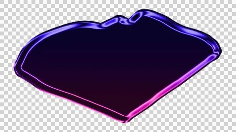 Abstract purple glowing interconnected circuit lines on dark background Stock Illustration