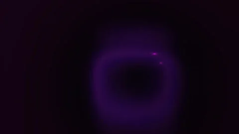 Abstract purple glowing neon circle light tunnel loop background animation. Stock Footage 346351665