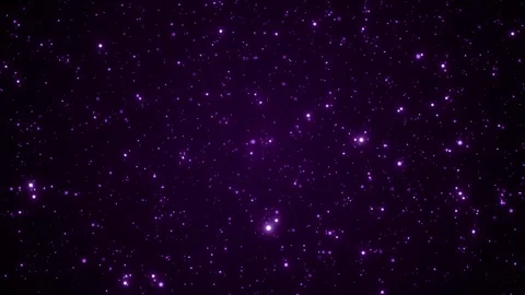 Abstract purple glowing particles move across dark screen seamless loop bac.. Stock Footage 327625529