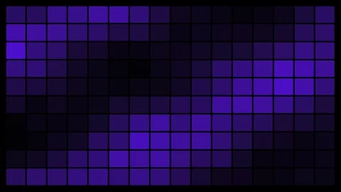 Abstract Purple Glowing Square Grid Background Video stock 333185788