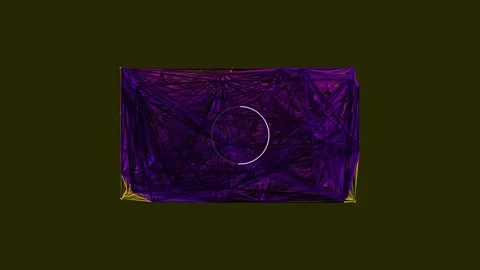 Abstract purple glowing vortex background for creative energy and magic conce Stock Footage 342094088