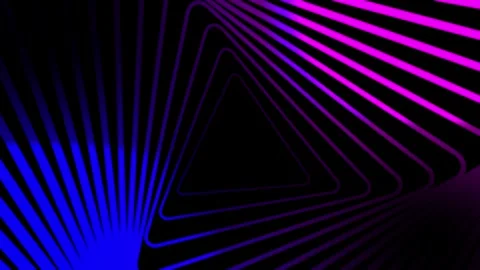 Abstract Purple Glowing Wave Lines with Laser Light Star Pattern Stock Footage 340597789