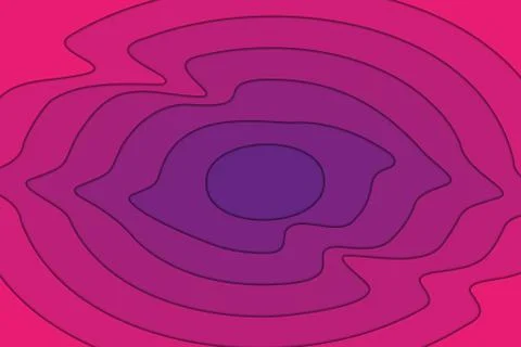 Abstract Purple Gradient 3D Paper Cut Shapes Background Stock Illustration