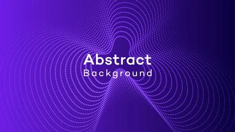 Abstract purple gradient background featuring dynamic wavy patterns Stock Illustration