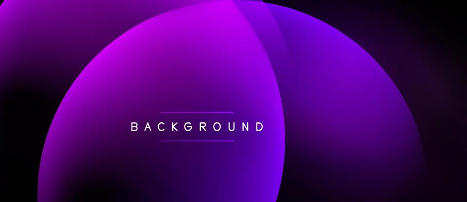 Abstract purple gradient background. Smooth shapes overlap creating dynamic イラスト素材