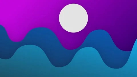 Abstract purple gradient background with solid black bottom panel 動画素材 337727597