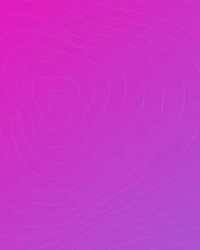 Abstract Purple Gradient Background with White Topographic Contour Map Line.. Stock Illustration