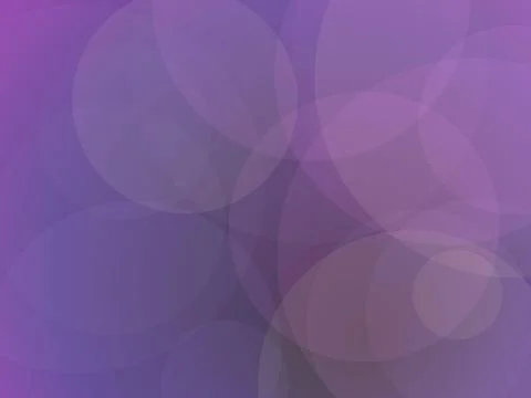 Abstract Purple Gradient Mesh Background with Overlapping Transparent Circl.. Stock Illustration