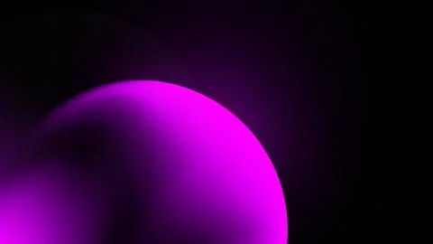 Abstract purple gradient. Smooth curves blend into darkness. Minimalist desig Stockillustratie