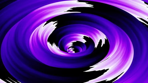 Abstract purple gradient whirpool optical illusion loop animation Stock Footage 234613036
