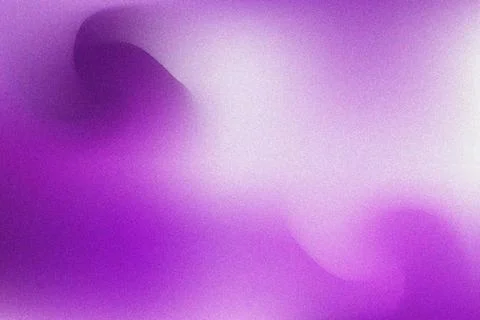 Abstract purple grainy gradient background with soft lavender wave and lo f.. Ilustração Stock