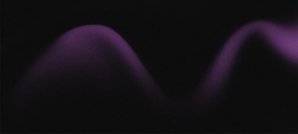 Abstract Purple Grainy Gradient Wave Background with Dark Atmospheric Textu.. Stock Illustration