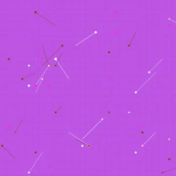 Abstract Purple Grid Background with Connecting Lines and Dots for Technolo.. Stock Illustration