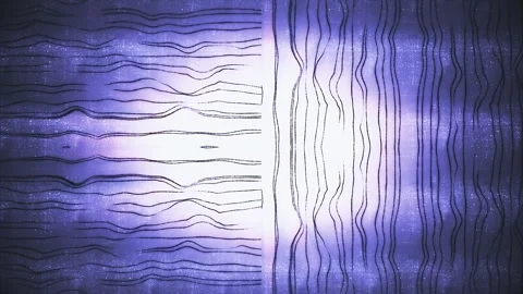 Abstract Purple Hand Drawn Line Pattern Animated Vignette Loop Background Stock Footage 340197891